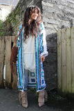 Long granny square cardigan