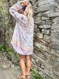 Lilac floral tunic