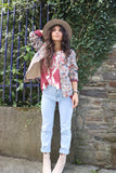 Floral tapestry jacket