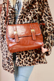Brown satchel