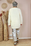 Cream cable knit jumper