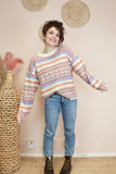 Scalloped knit jumper