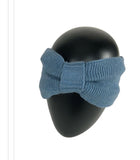 Bow knit headband (Blue)